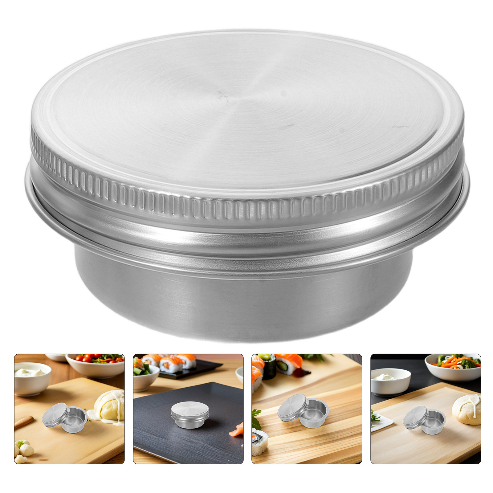 Meal Prep Jar Salad - Mason Jar Divider Cup Stainless Steel
