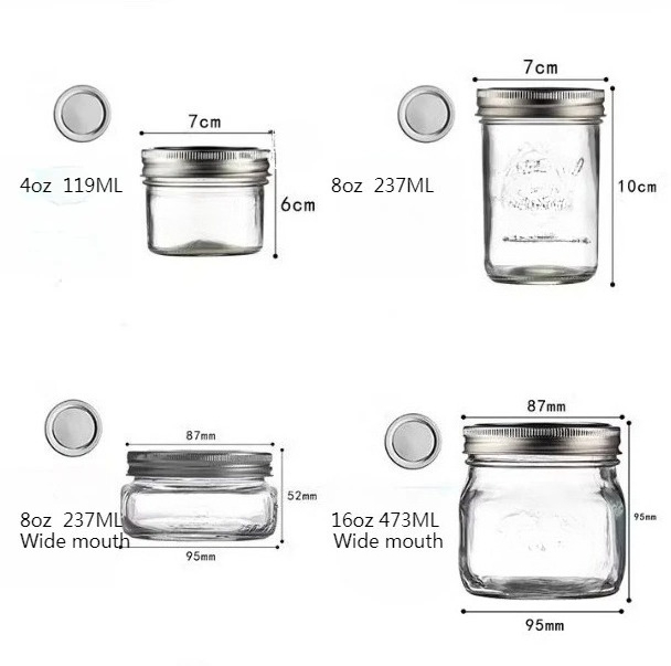 1PC Mason Jars with Lids, Wide - Meal Prep Jar Salad review and price