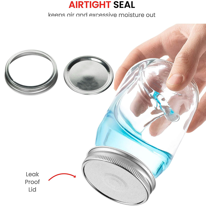 4pcs 450ml Glass Regular Mouth - Meal Prep Jar Salad review and price