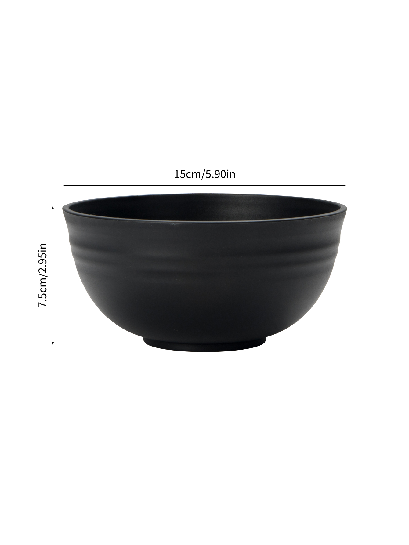 4/6/8pcs Black Grain Bowl Reus - Meal Prep Bowl review and price