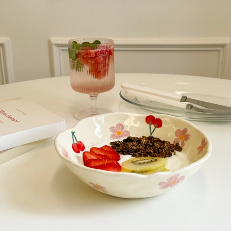 Flower Ins Hand pinched Irregu - Meal Prep Bowl review and price