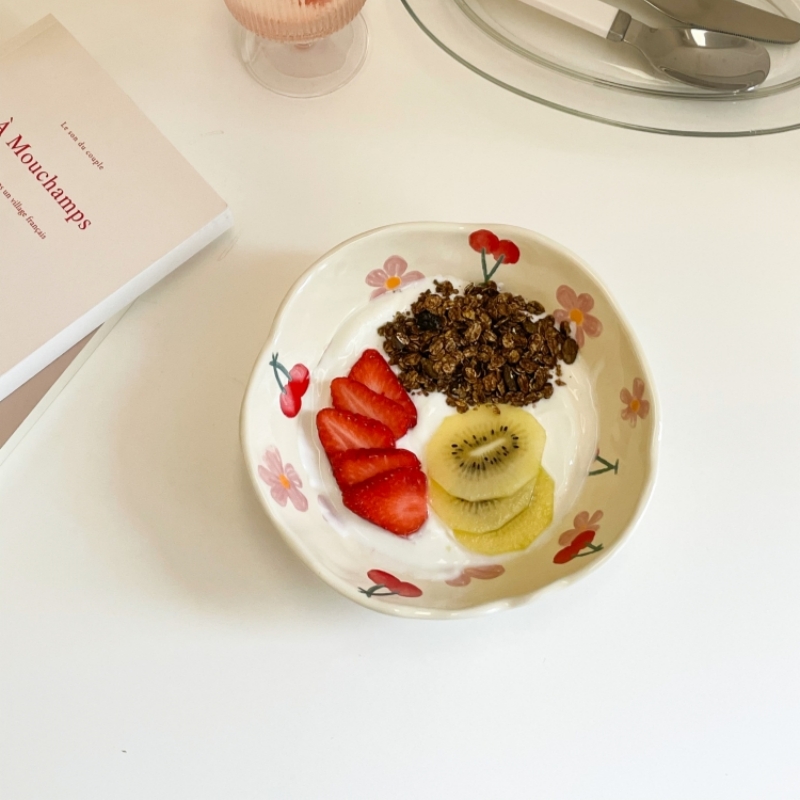 Flower Ins Hand pinched Irregu - Meal Prep Bowl review and price