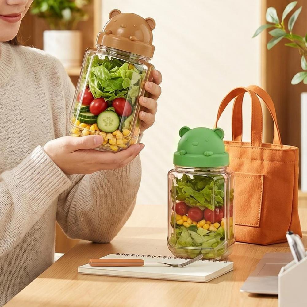 Upgrade Sealed Plastic Salad C - Meal Prep Jar Salad review and price