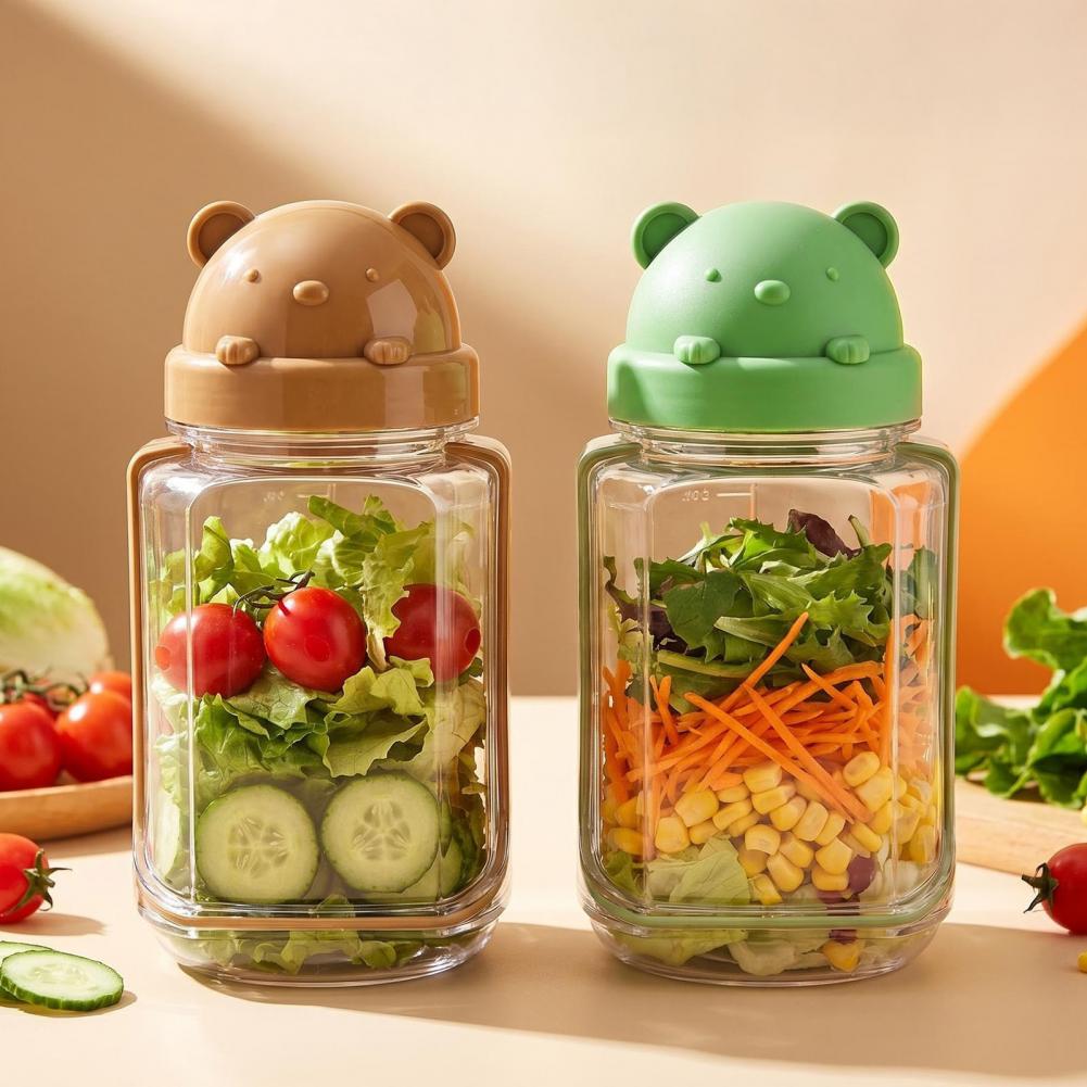 Upgrade Sealed Plastic Salad C - Meal Prep Jar Salad review and price