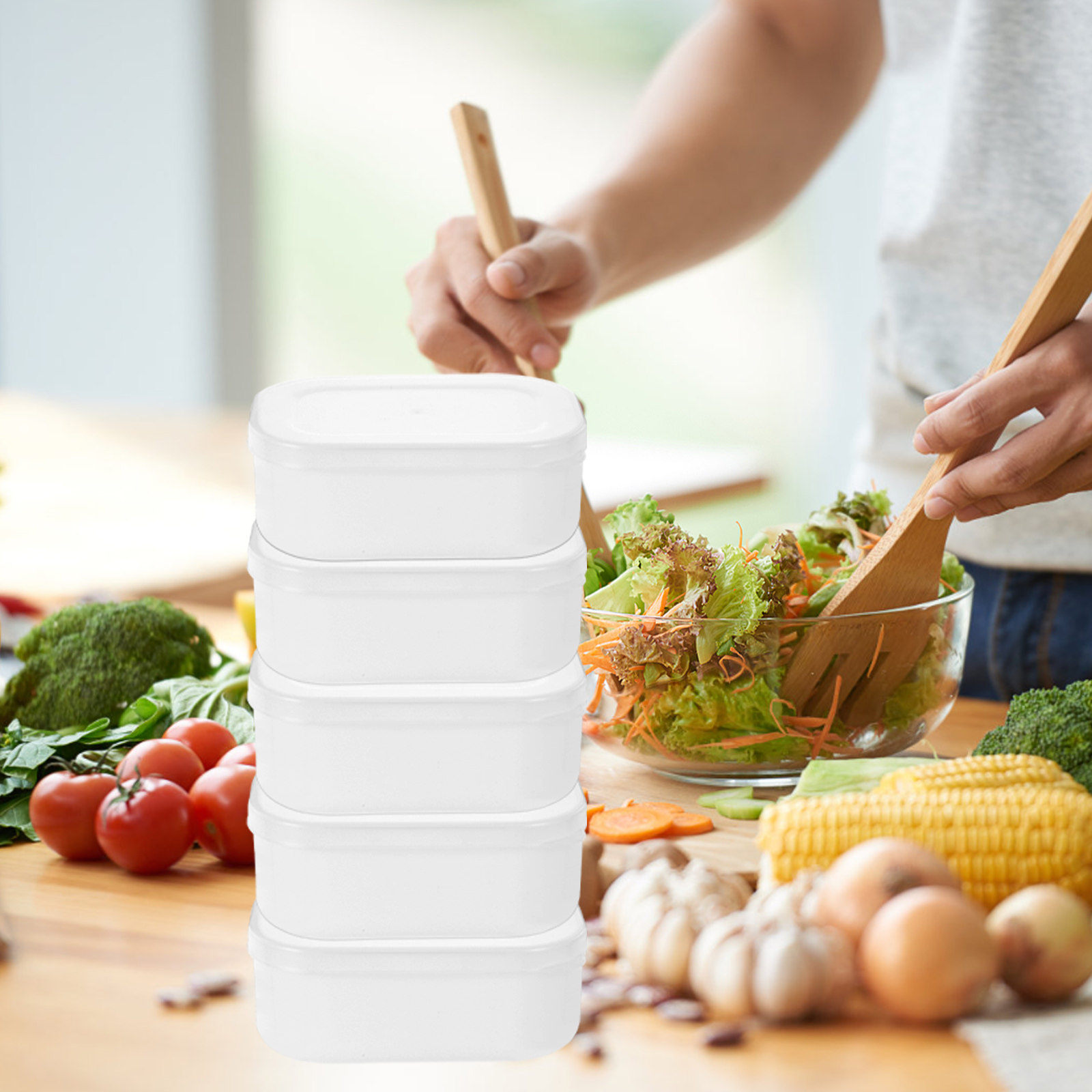 5Pcs Rice Grain Portion Storag - Meal Prep Diet review and price
