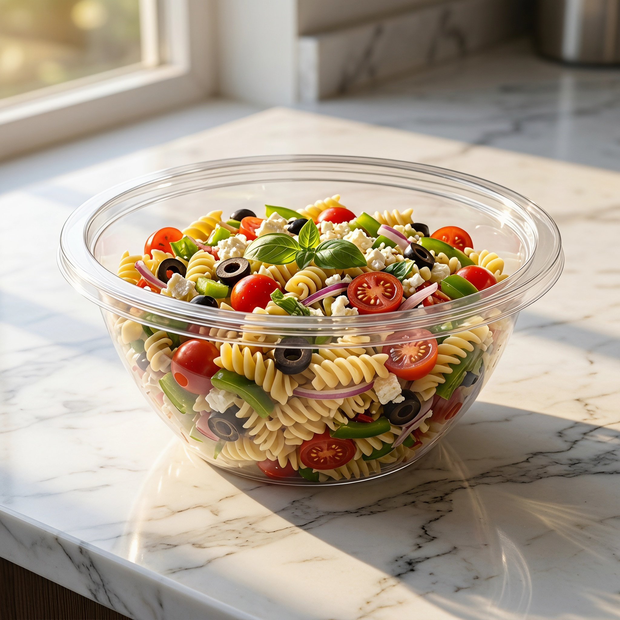 2Sets Clear Salad Mixing Bowls - Meal Prep Bowl review and price
