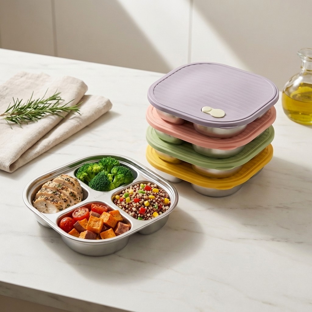 Microwave Safe 304 Stainless S - Meal Prep Diet review and price