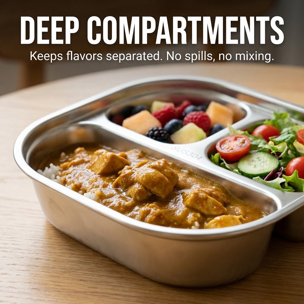Microwave Safe 304 Stainless S - Meal Prep Diet review and price