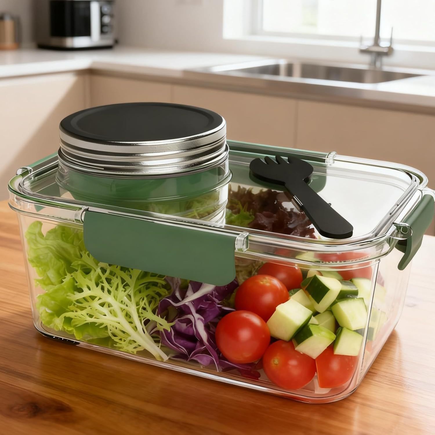 Solar Pod Jar Food Storage Con - Meal Prep Jar Salad review and price