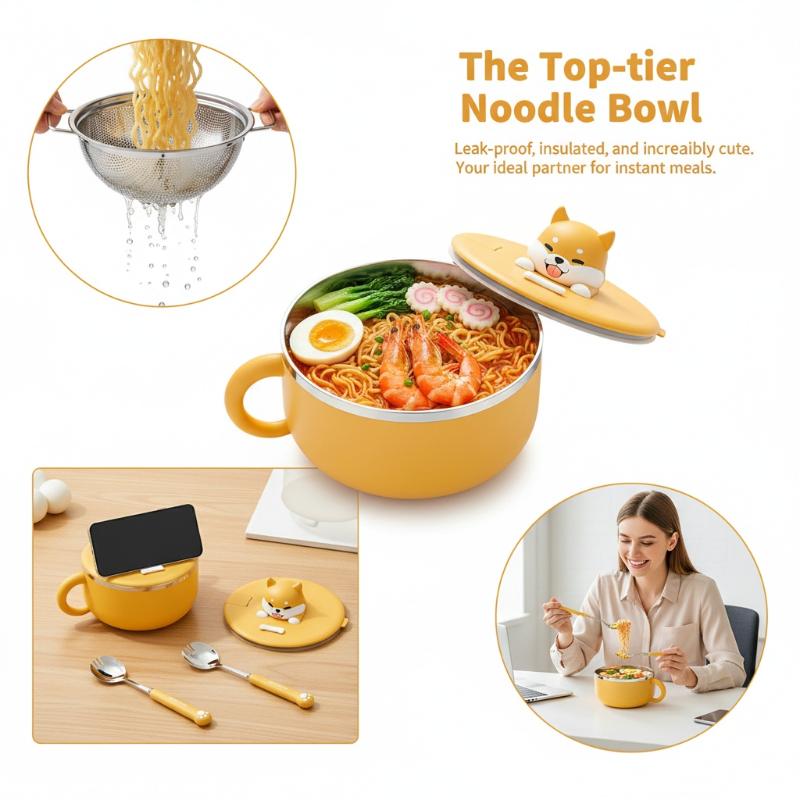 Stainless Steel Instant Noodle - Meal Prep Bowl review and price
